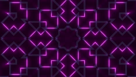 patrón geométrico de neón abstracto
