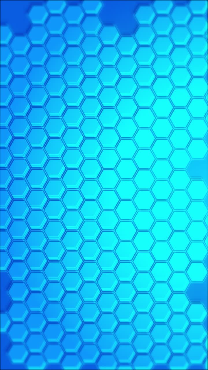 Digital hexagonal abstract hexagon futuristic tech sci fi 4k surface neon blue hexagon pattern