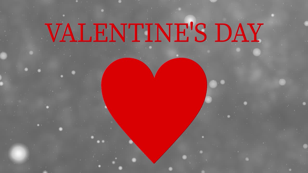 mensaje de valentín texto animación gráficos de movimiento