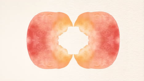 abstract watercolor organic shapes