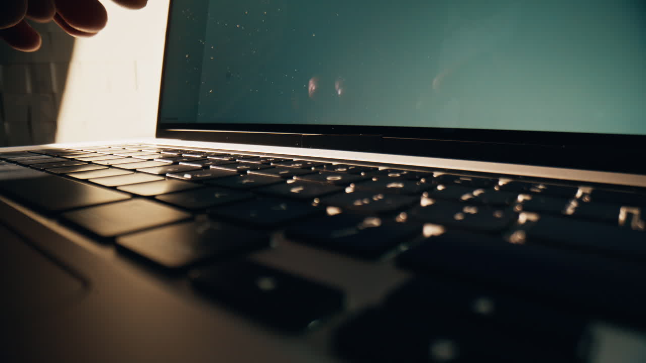 Man hands typing keyboard of computer in office closeup. Businessman working