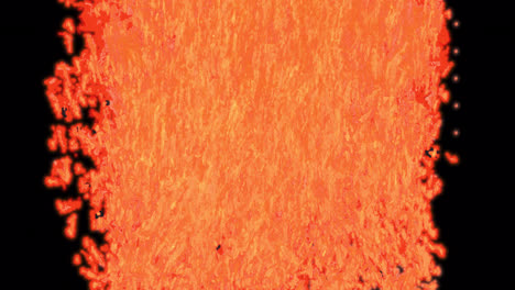abstract fiery wall