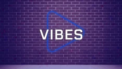 Animation-of-vibes-text-with-icon-over-purple-background