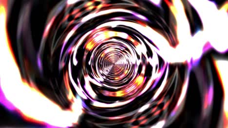 abstract science fiction energy vortex tunnel  seamless loop. multicolored circle glow light energy tunnel. 4k 3d rendering sci-fi animation with shiny light hypnotic psychedelic vortex circles.