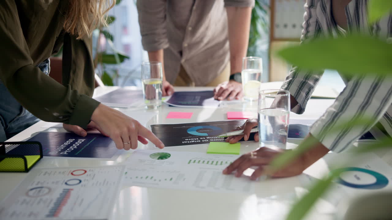 Business meeting with team collaboration