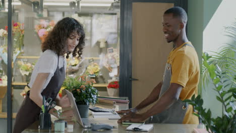 florist shop interaction