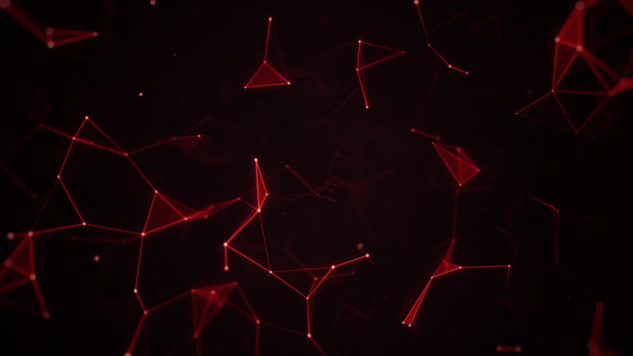 líneas flotantes rojas del plexo