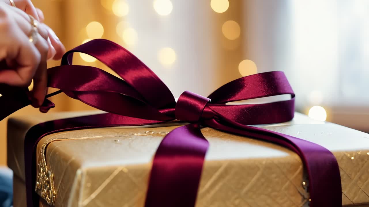 envolviendo un regalo de vacaciones