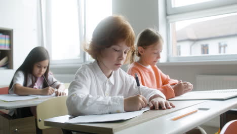 student at the classroom.