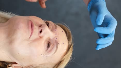 woman receiving anti-aging treatment