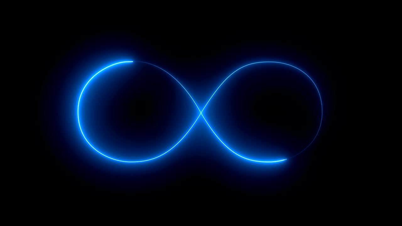 абстрактный фон с знаком бесконечности. цифровой фон