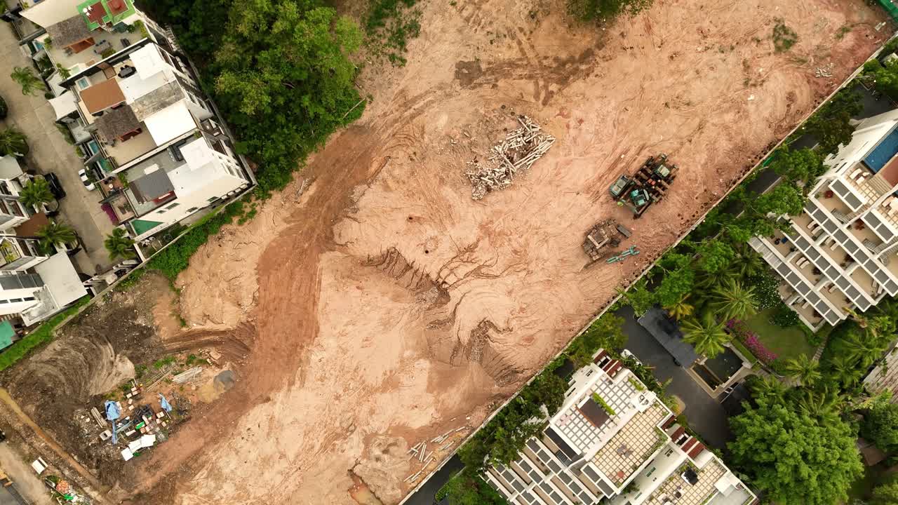 Construction Site in Urban Area