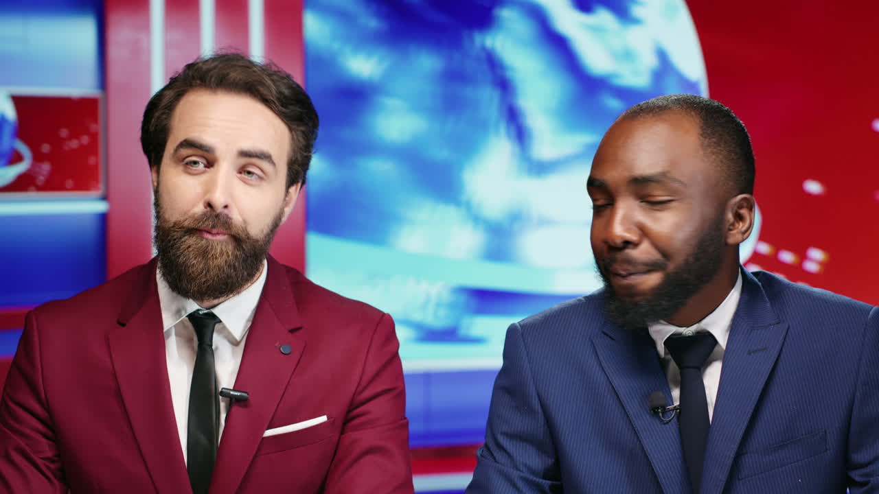 Morning show hosts talk daily events