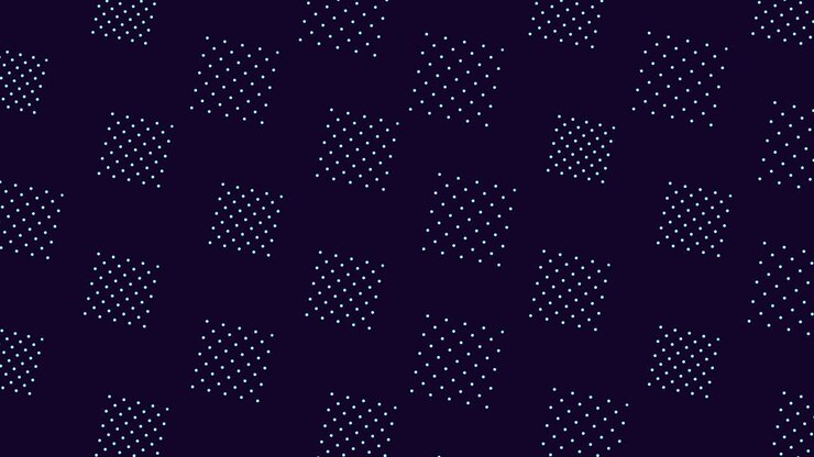 Motion blue dots and squares pattern