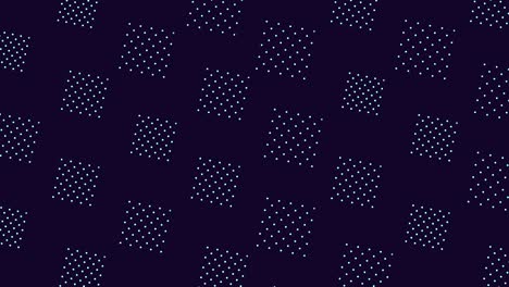 motion blue dots and squares pattern