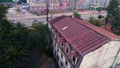 Mysterious-aerial-orbit-of-the-neonatology-laboratory-of-the-ex-maternity-ward-of-the-Barros-Luco-hospital-broken-windows-and-neglected-building-San-Miguel-Chile