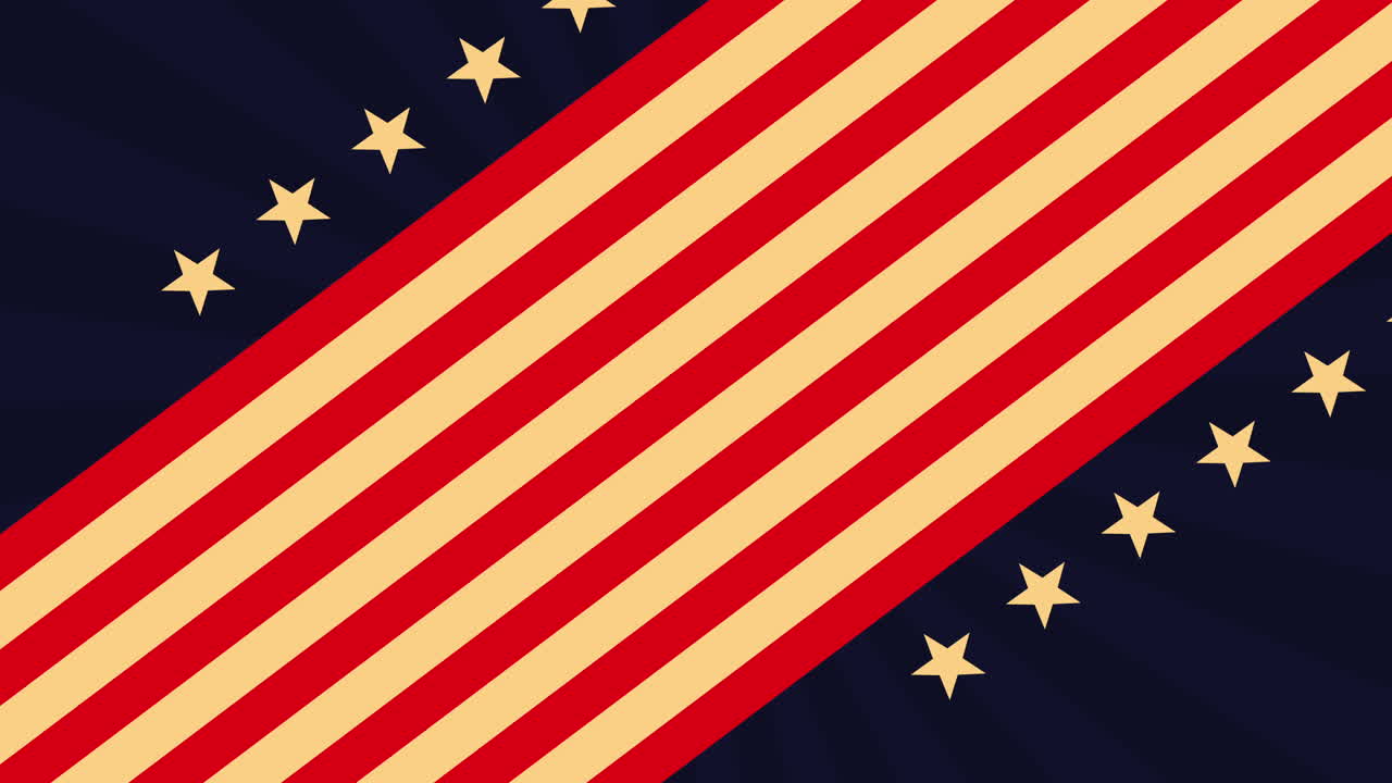 tarjeta del día del trabajo con bandera de ee.uu.