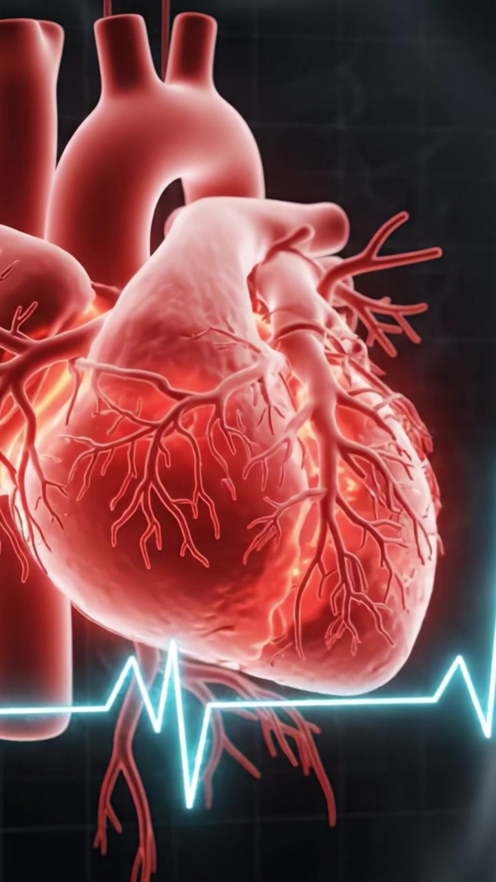 An Intricate Visual Study of the Human Heart, Highlighting Its Structure, Functionality, and the Vital Role It Plays in Circulating Blood Throughout the Body