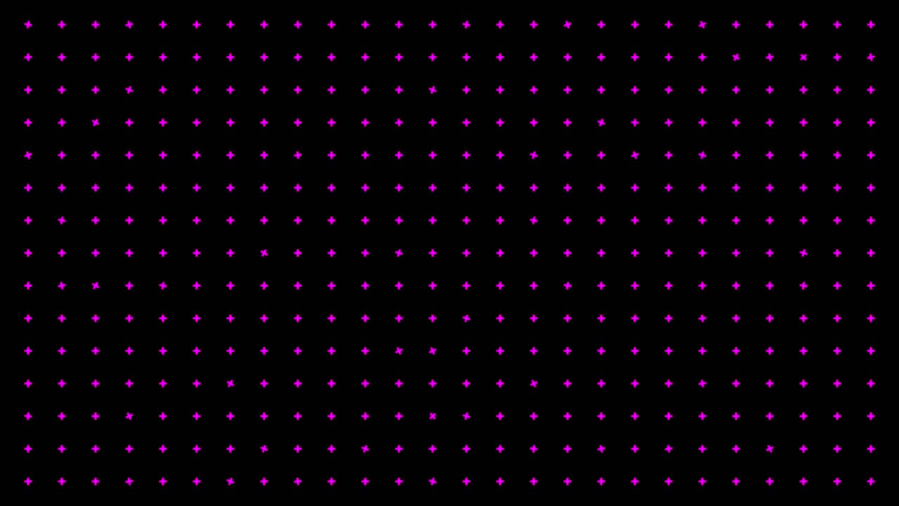 signos rosados más en fondo negro