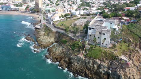 vista aérea de la ciudad de mazatlan -