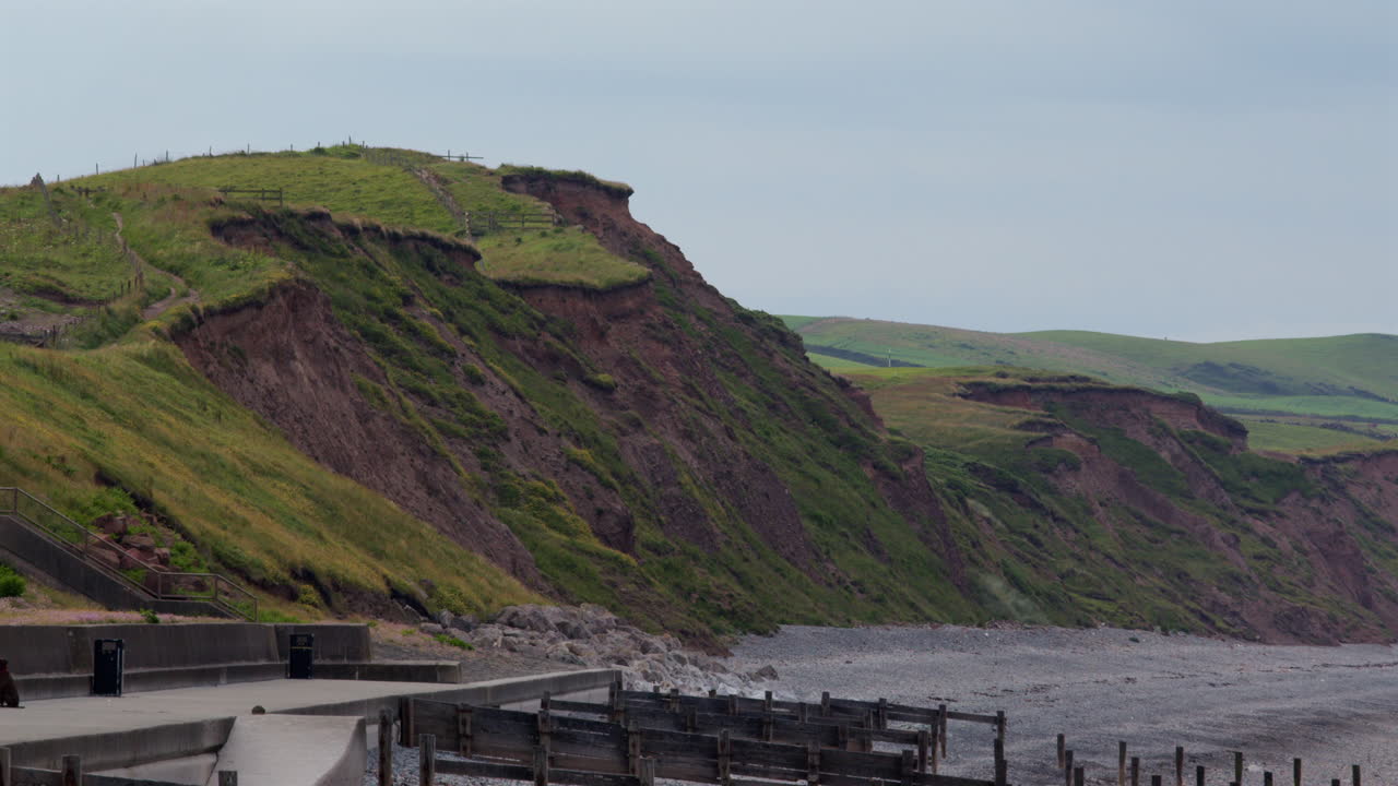 Coastal Cliffs and Beach Landscape