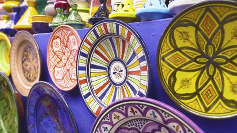 decorated moroccan plates