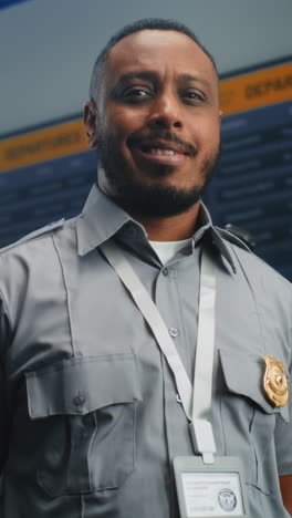 security guard portrait