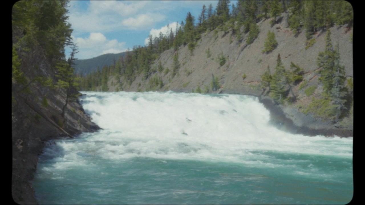 Cascate Bow nel Parco Nazionale di Banff