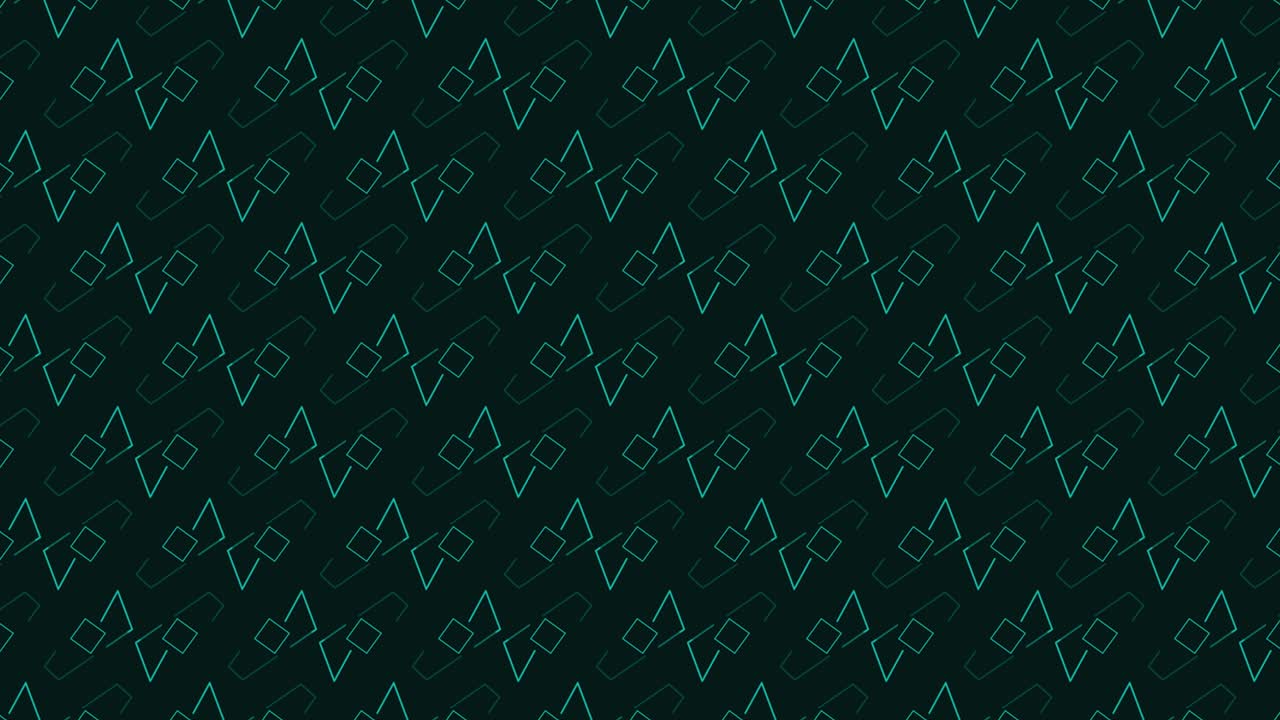 morphing verde cuadrado en animación sin costuras. fondo de diseño de movimiento abstracto.