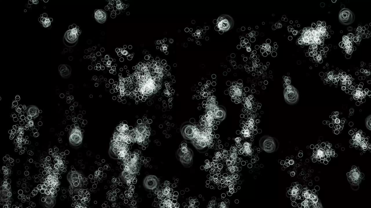 Animação de Partículas em Formato de Anel, Motion Graphics.