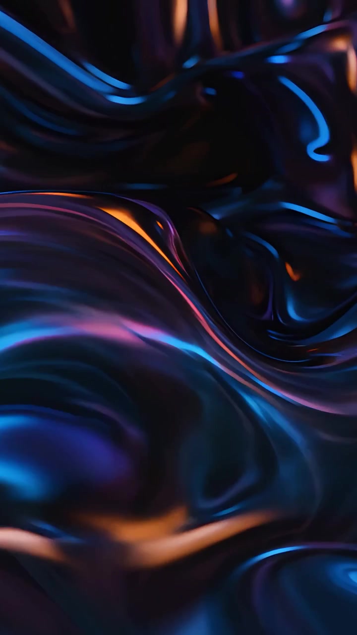 Sfondo di Onde Metalliche Astratte 4K