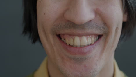 smiling man closeup