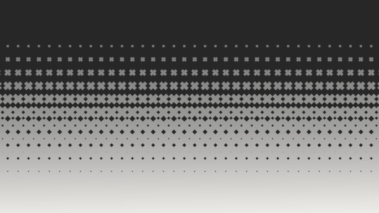 Colorful geometric shapes pattern in 80s style