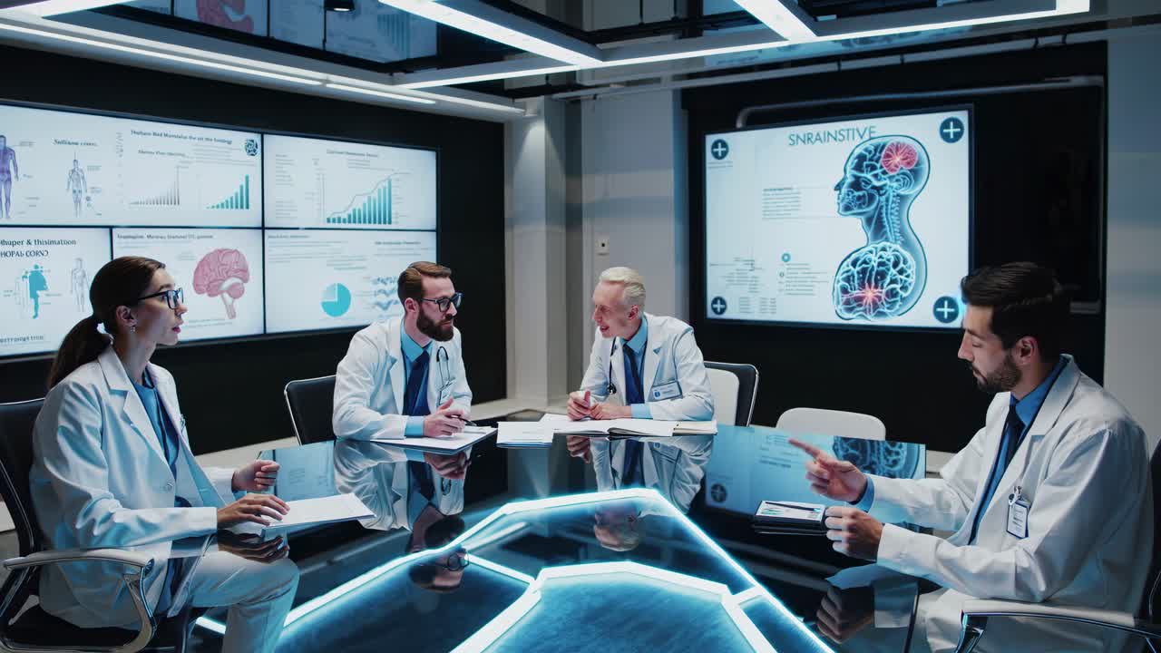 의료 컨퍼런스: 뇌 시각화