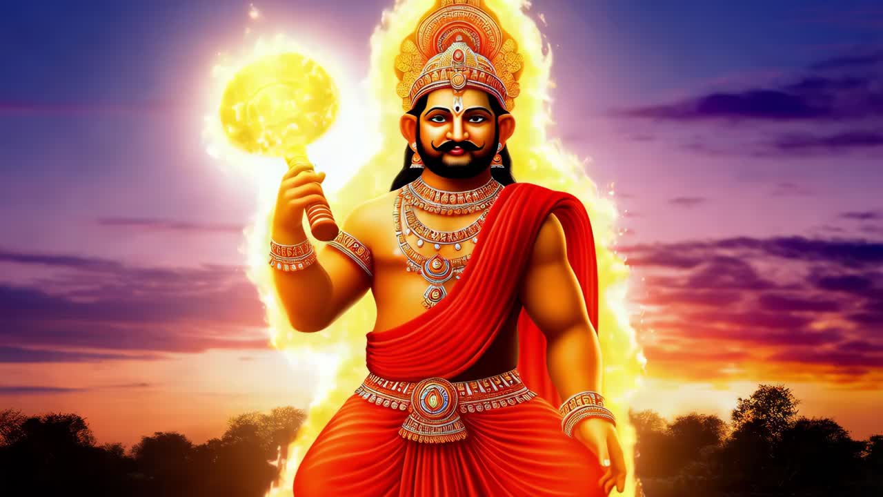 surya, el dios sol hindú