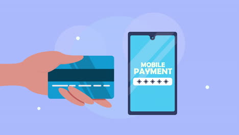 mobile payment with smartphone and credit card