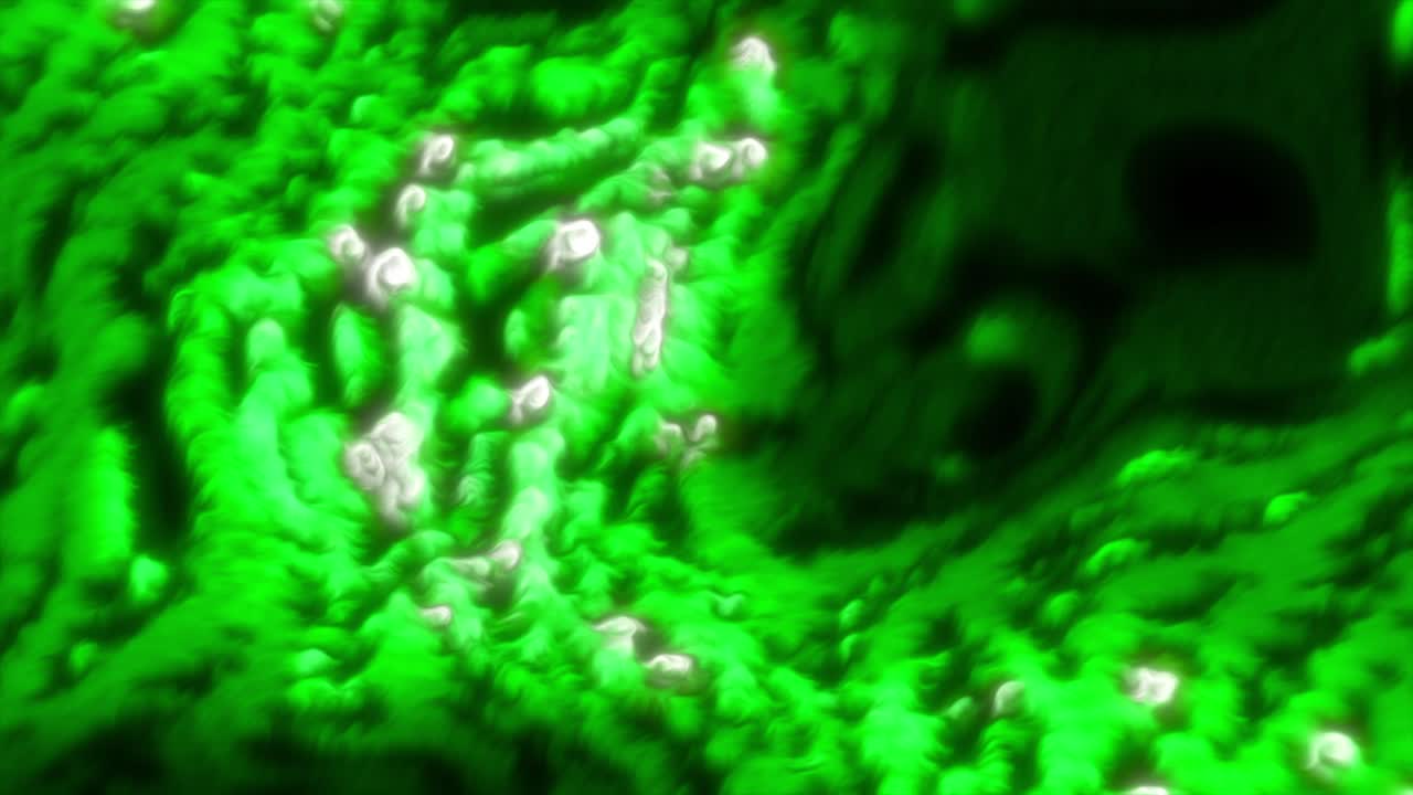 Abstract Green Glowing Texture