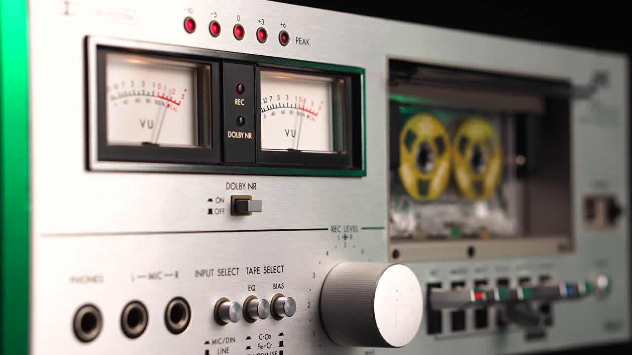 빈티지 릴-투-릴 테이프 레코더