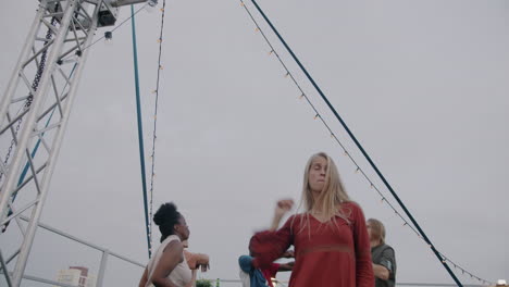 rooftop party