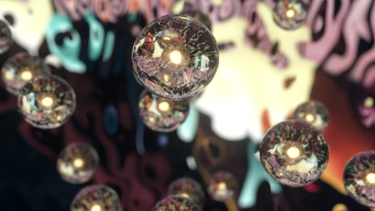 혈액에서 움직이는 세포, 3d 렌더링