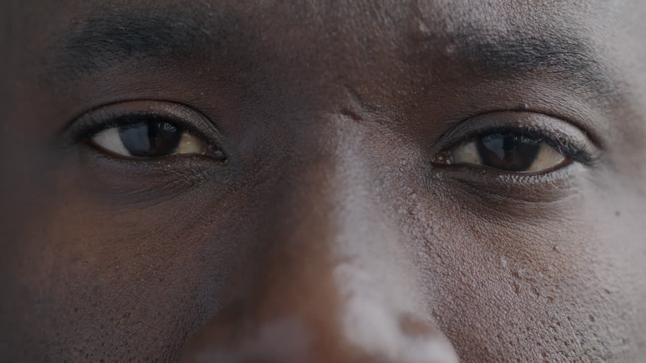 Close-up of a man's eyes