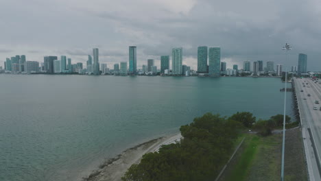 skyscrapers view in florida, usa