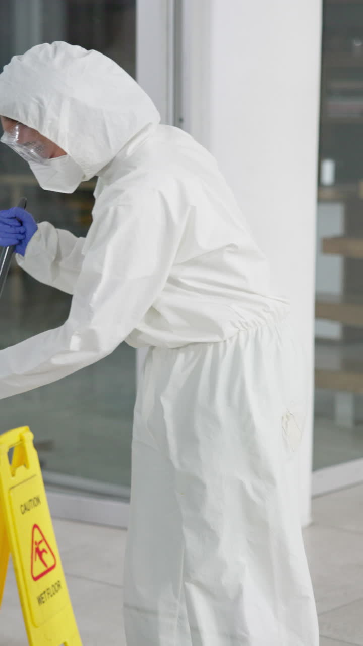 Cleaning and Disinfecting with Protective Gear