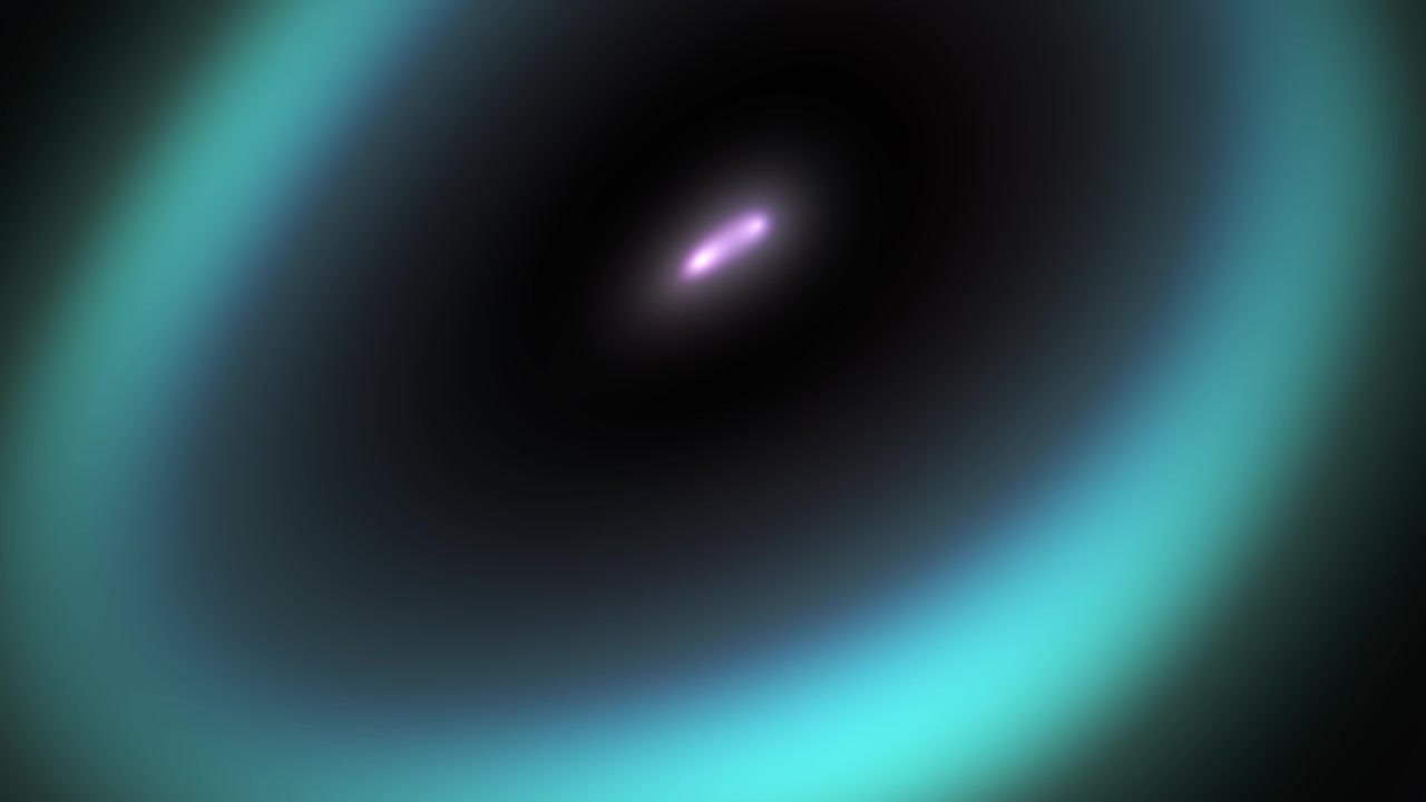 Abstract Motion Background with Glowing Teal and Purple Light Orbs
