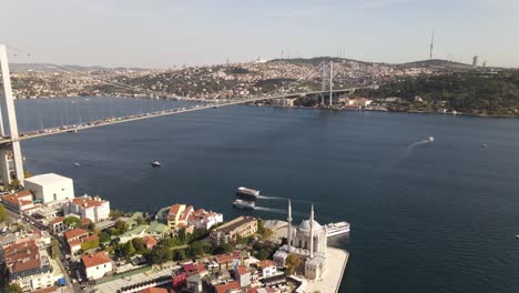 Mezquita-De-Ortakoy-Puente-Del-Bósforo-De-Estambul