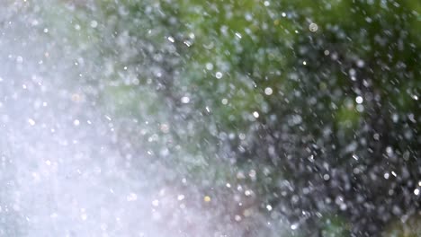 agua rociadora de agua