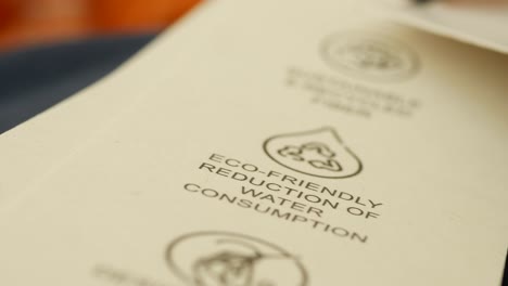 eco-friendly clothing label