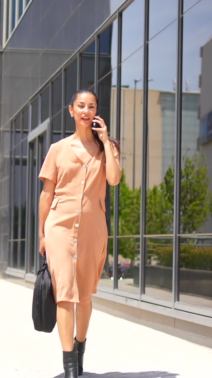 Businesswoman on a mobile phone