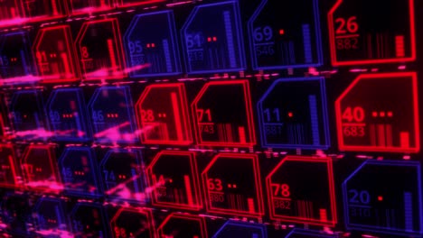 interfaz digital futurista