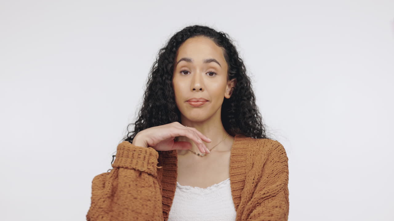 Confused, don't know and shrugging with black